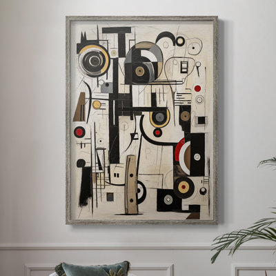 ABSTRACT Series, impression encadrée en bois massif