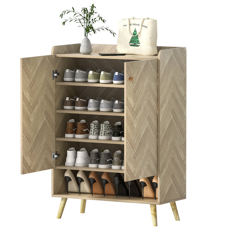 20 Pair Shoe Storage Cabinet