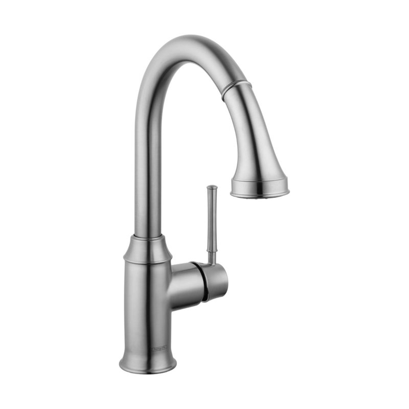 Talis C Single Handle Kitchen Faucet, Steel Optic, 1.75 GPM
