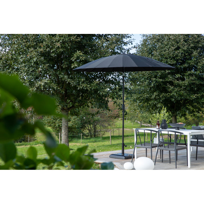 Amora 249cm Parasol, Black