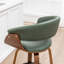 Tabourets pivotants Mid-Century rembourrés en similicuir Devlin-347477703-347477722
