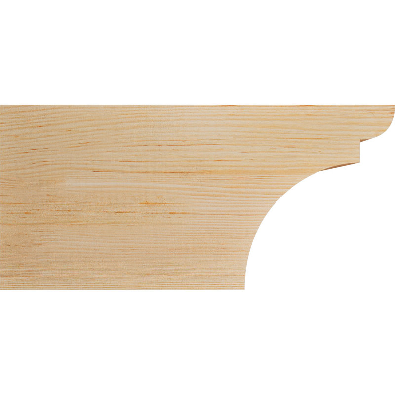 Yorktown Smooth Rafort Tail, Sapin de Douglas, H 8 po x l 16 po x P 5,5 po