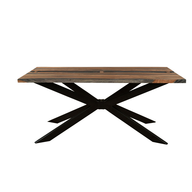 Solid Wood Dining Table, H76 x L175 x W90cm