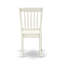 L'ensemble de table de salle à manger 3 pièces pour petits espaces comprend une table de salle à manger ronde avec Dropleaf et 2 chaises en bois, 42 po x 42 po, lin blanc-134473440-134473441