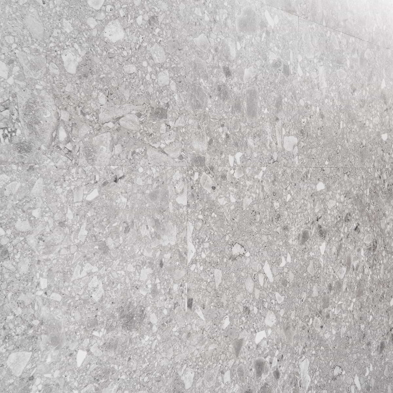 Carrelage de sol en vinyle 28 po x 24 po Stonehenge, Gris clair