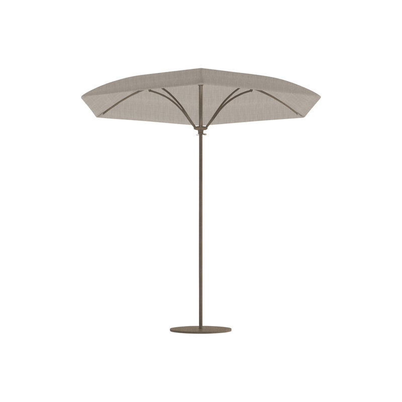 Parasol de marché Trace 9 pi 2 po, Poulie, Moka, Eau gazeuse