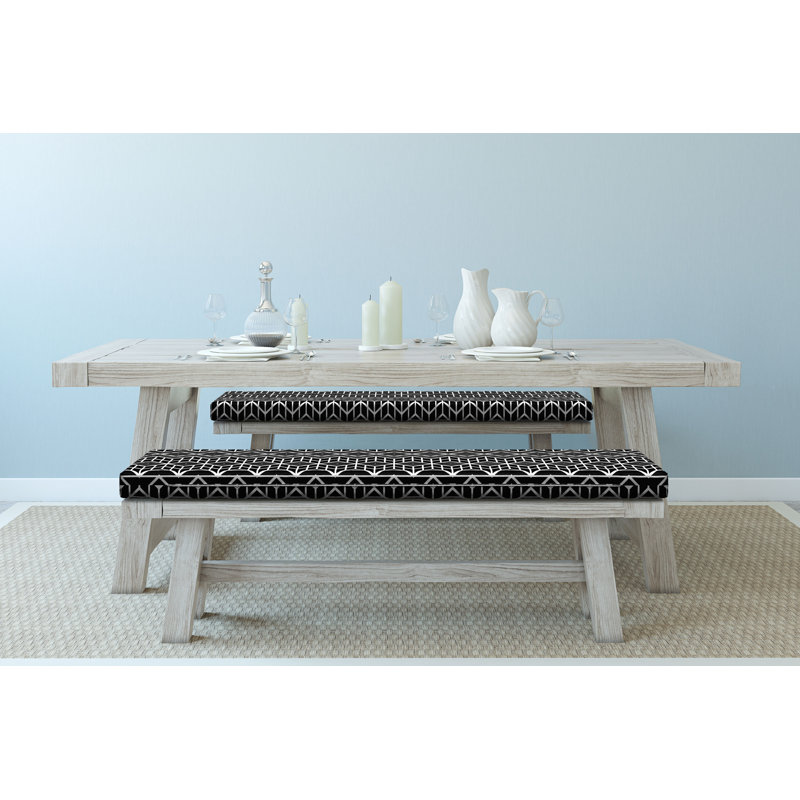 Ensemble de 2 coussins de banc Ambesonne Trellis