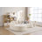 Boneless L-Shape Sectional Sofa With Curved Chaise