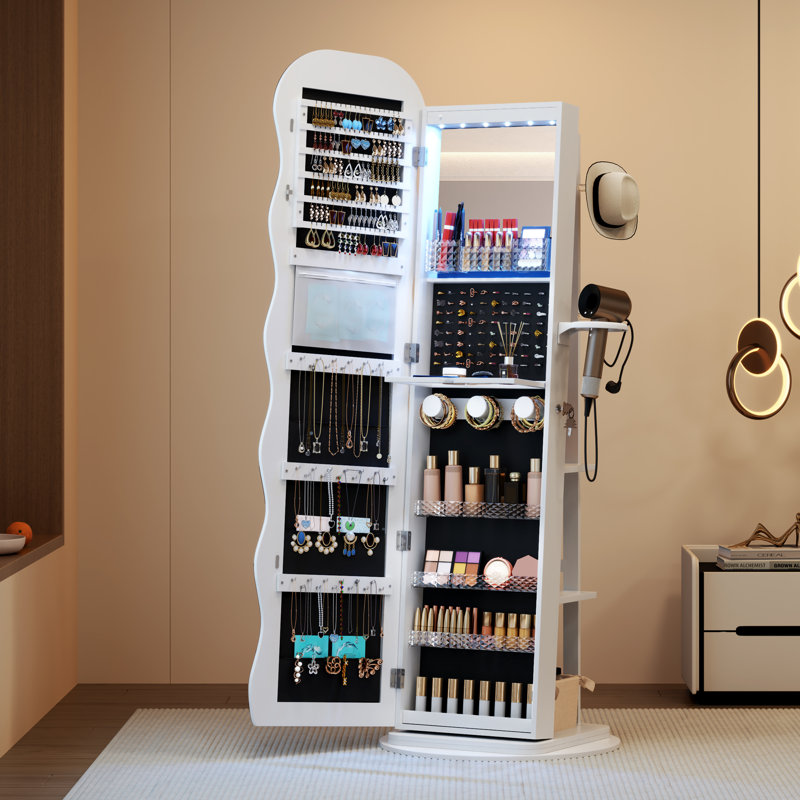 Armoire à bijoux, Blanc