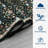 Washable Area Rug 4x6 Floral Print Accent Carpet with Non-Slip Backing, Non-Shedding Modern Trellis Floor Mats, Ultra-Soft Low Pile Indoor Carpet for Nursery, Bedroom, Living Room-1658207668-1658207670