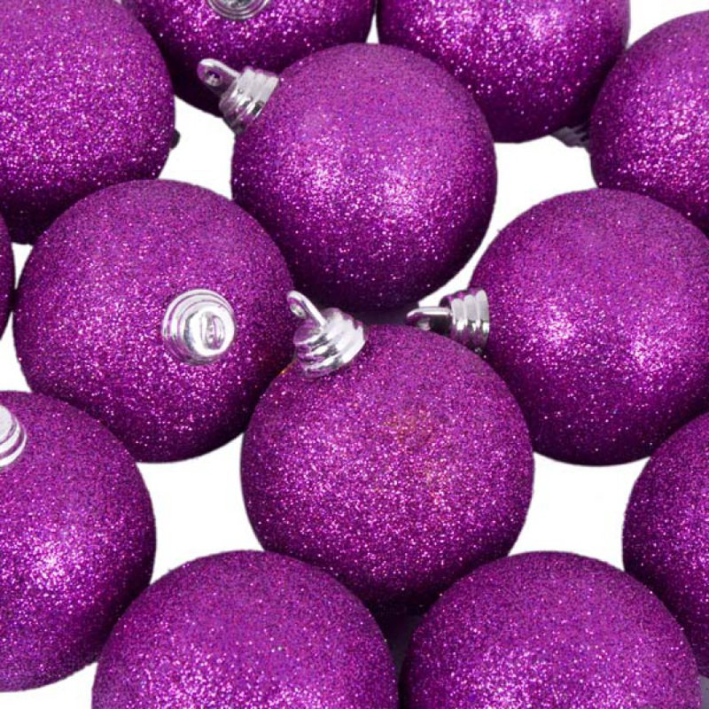 6cm Bauble, Purple