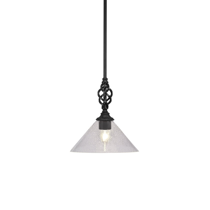 Mini-luminaire suspendu Eleganté, H 10,5 po x l 10 po x P 10 po