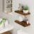 Farmhouse Deep Engineered Wood Floating Wall Shelves Hidden Bracket Home Storage Shelf