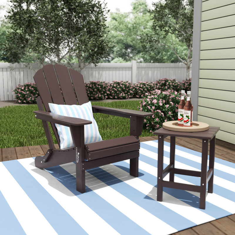 Laguna Outdoor Adirondack Chair, Dark Brown