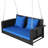 2 - Person Wicker Hanging Porch Swing and Cushions-75185815