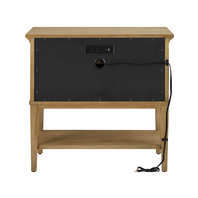 Birchaven 2 Drawer Nightstand, Brindle
