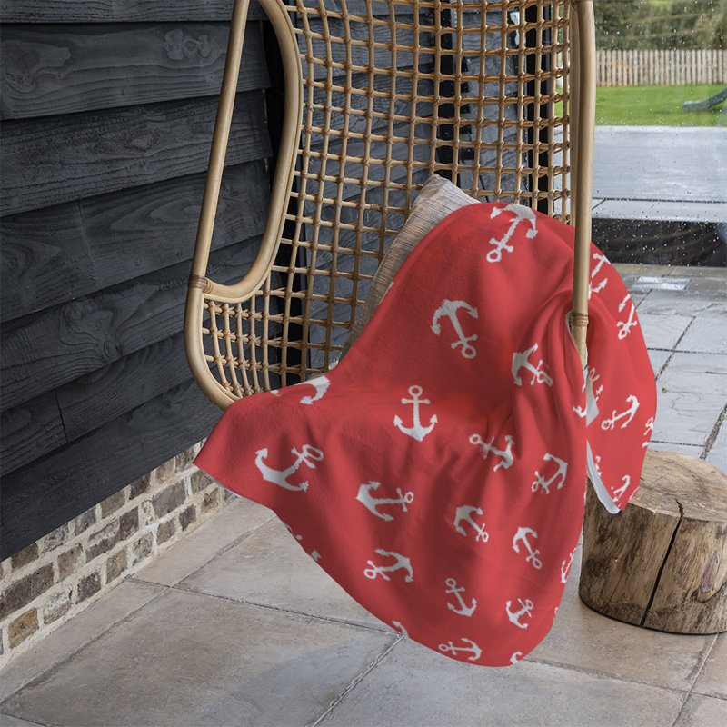 Quevedo Quilted Throw Blanket, Red