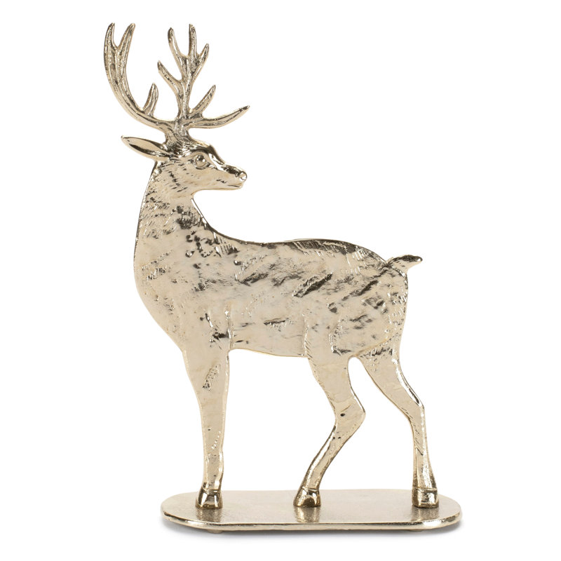 Décoration en métal cerf (ensemble de 2)