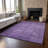 Premium Machine Washable Prisco Purple Rug-318986148