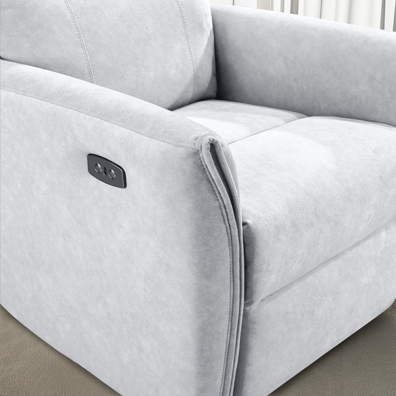 Fauteuil inclinable électrique Andee, Gris