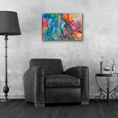 Bungalow Rose «Damask Rose» par Oxana Zaika, art mural en verre acrylique