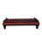 3 Row Challenge Coin Display Stand Military Coin Display Case Rack Holder Mahogany Wood Finish