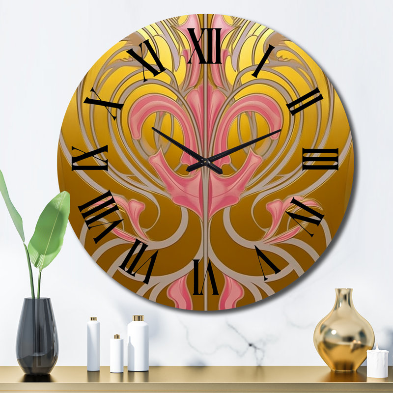 Horloge murale Art Nouveau, Grand