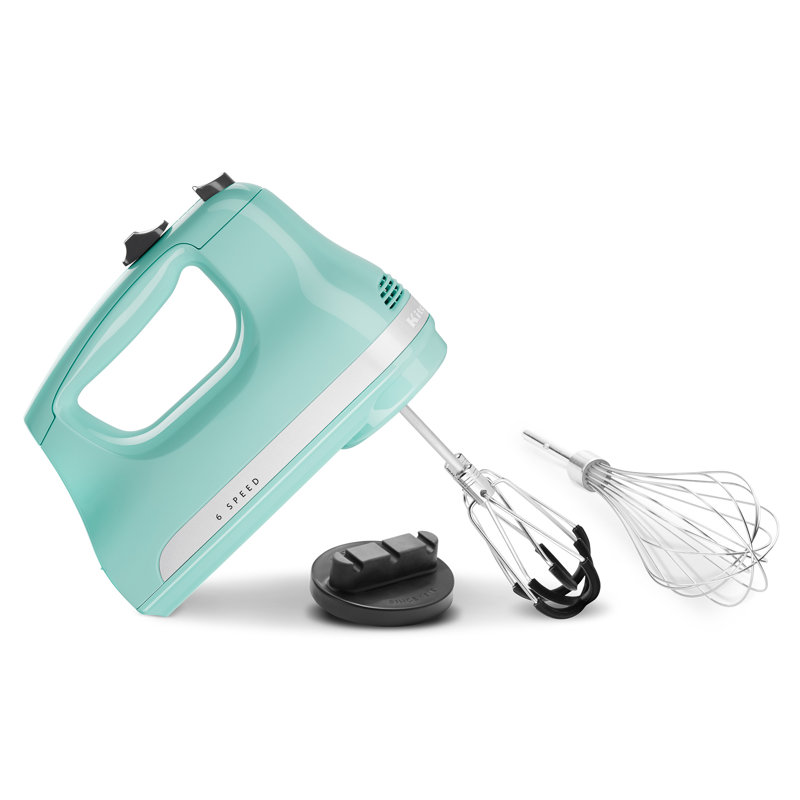 KitchenAid® 6 Speed Hand Mixer with Flex Edge Beaters, Ice