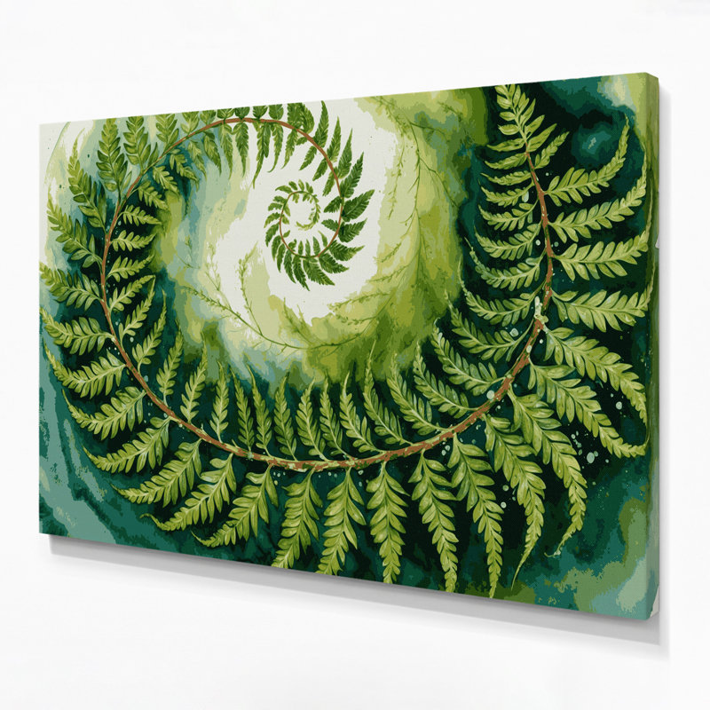 Art mural sur toile Botanical Interrupted, H 16 po x l 20 po