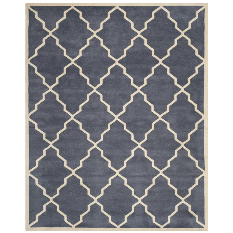 Tapis en laine touffeté à la main Carolene, Rectangle 4 pi x 6 pi