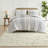 Premium Cotton Bedding Sets, Ivory Chenille Comforter With Aztec Print, Full/queen Size