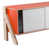 Foxy Orange and Blue/White
