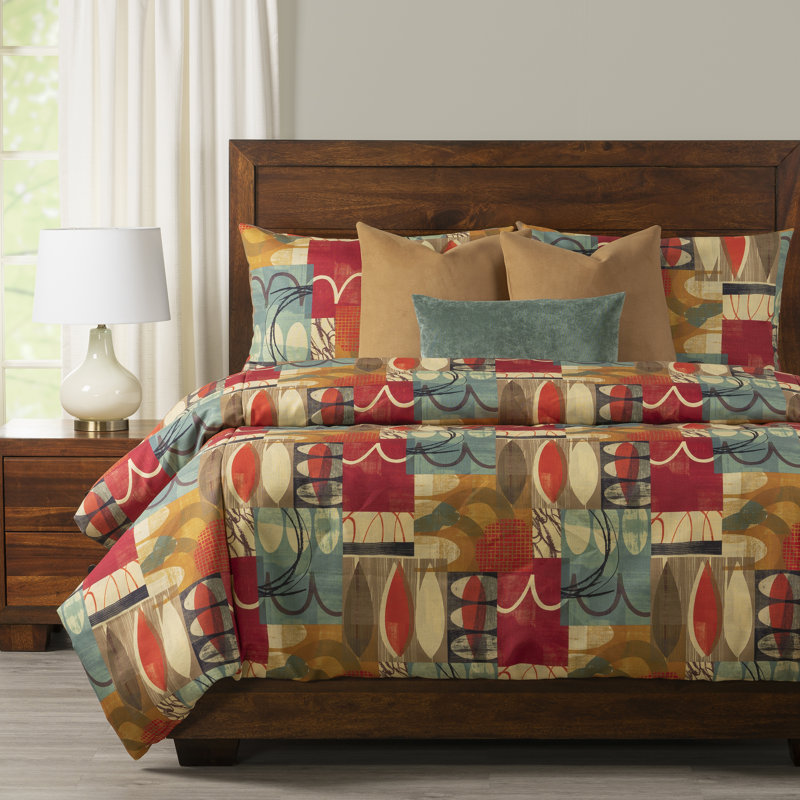 Siscovers Hang Loose Abstract Print Duvet Cover & Insert Set, Twin Duvet Cover + 2 Standard Shams