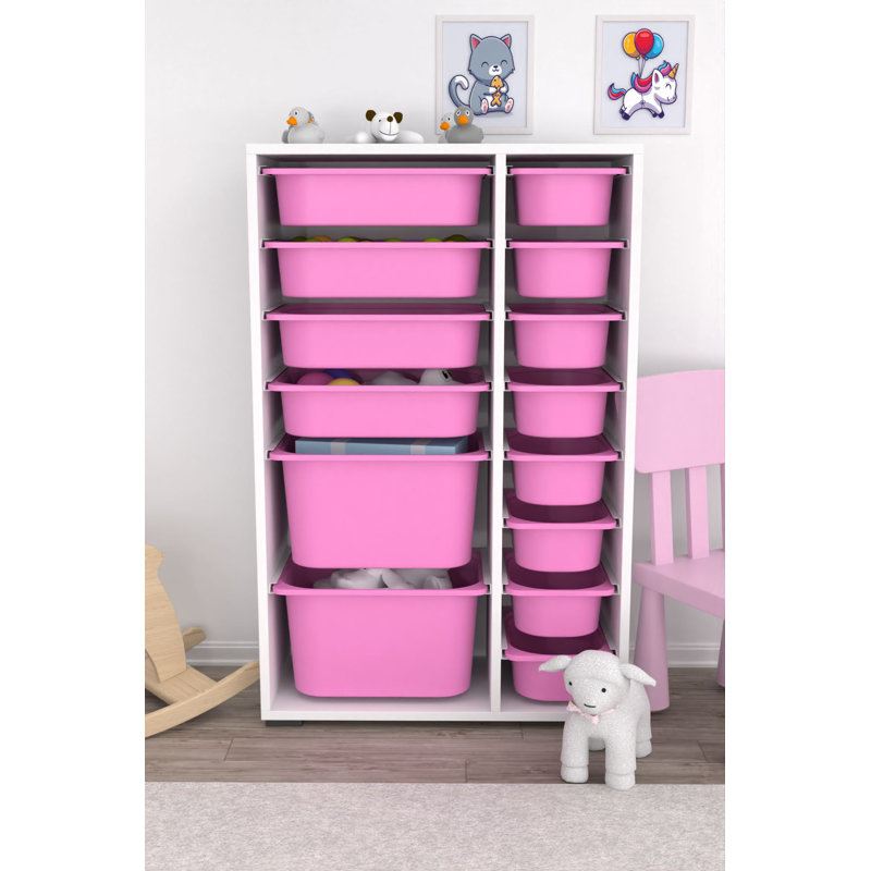 Armoire polyvalente moderne | 100% panneau de particules enduit de mélamine, épaisseur: 0,7 pouce | Comprend de nombreuses tablettes, des pieds en plastique et une conception murale | Parfait pour le bureau à domicile, le salon ou les solutions de rang