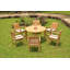 Onique Outdoor 4 - Piece Teak Dining Set-1445874388-1388830236