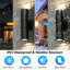  Outdoor Wall Lights , Integrated Led Cylinder Up Down 12W 2700K Modern Aluminum Light, Waterproof Exterior Light For Porch Patio Door