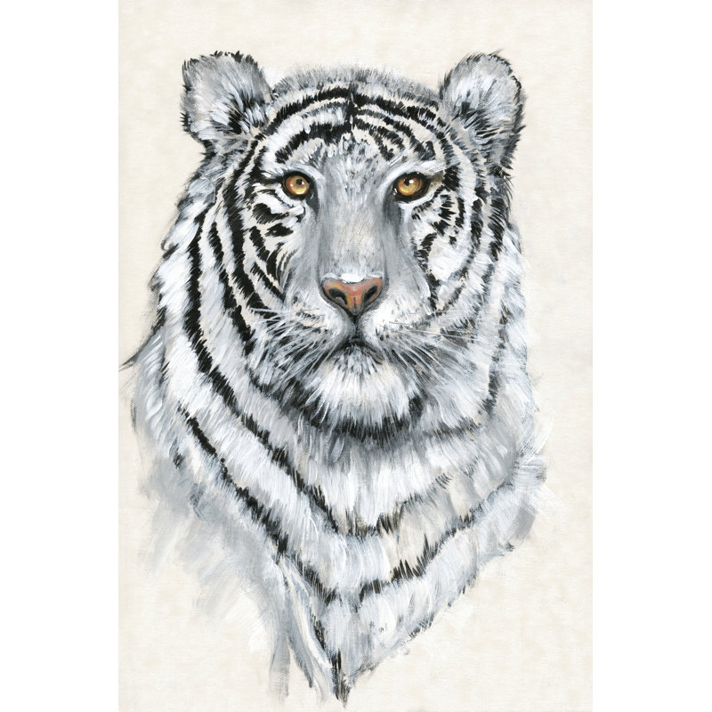 White Tiger II by Tim Otoole - Painting, 122cm H x 81cm W, Wrapped Canvas
