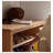 Natural-coloured rectangular solid wood low shoe cabinet-1573660880