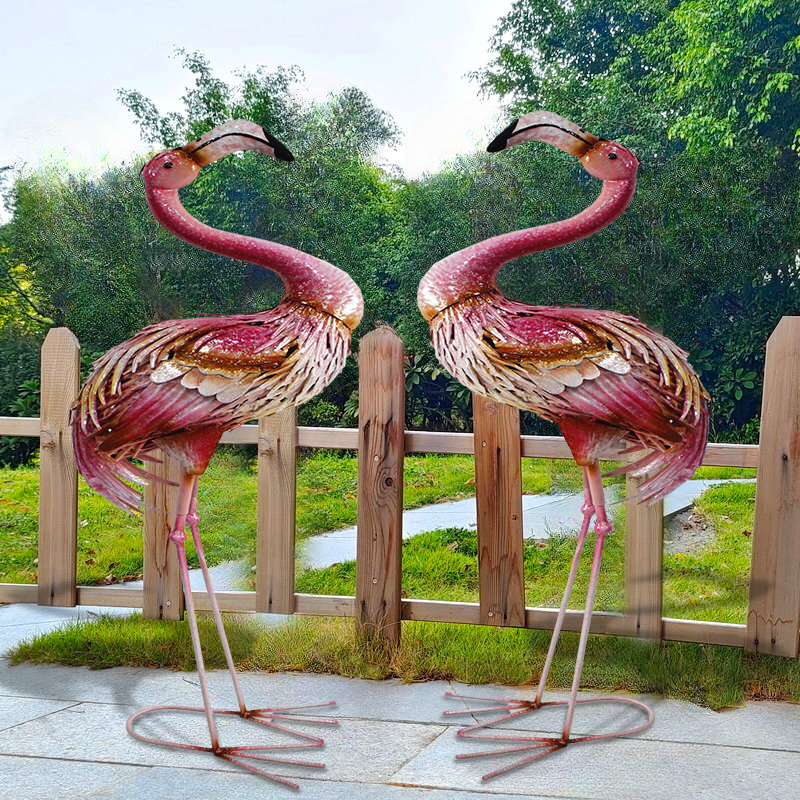Outdoor Garden Statue Flamingo