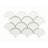Monet 3" x 4" Porcelain Fish Scale Mosaic Wall & Floor Tile