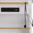 Kitchen Island With 5 Open Side Racks, Drop Leaf And Power Outlet-806315653