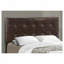 Lit plateforme tapissier en similicuir-251243088