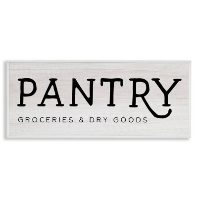 «Rustic Pantry Griceries», art de la giclée blanche encadrée par Daphne Polselli