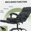 Fauteuil de bureau en similicuir avec massage, fauteuil de bureau, fauteuil inclinable-978018248