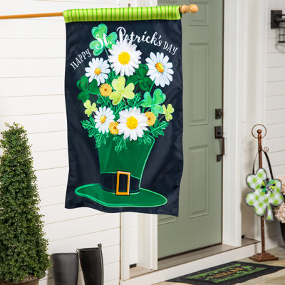 Drapeau de maison Happy Happy Patrick's Day