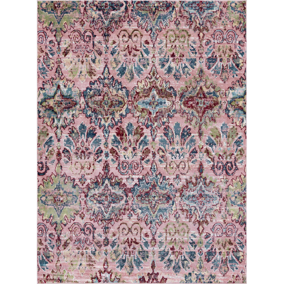 Geometric Indoor Rug Bungalow Rose Rug 