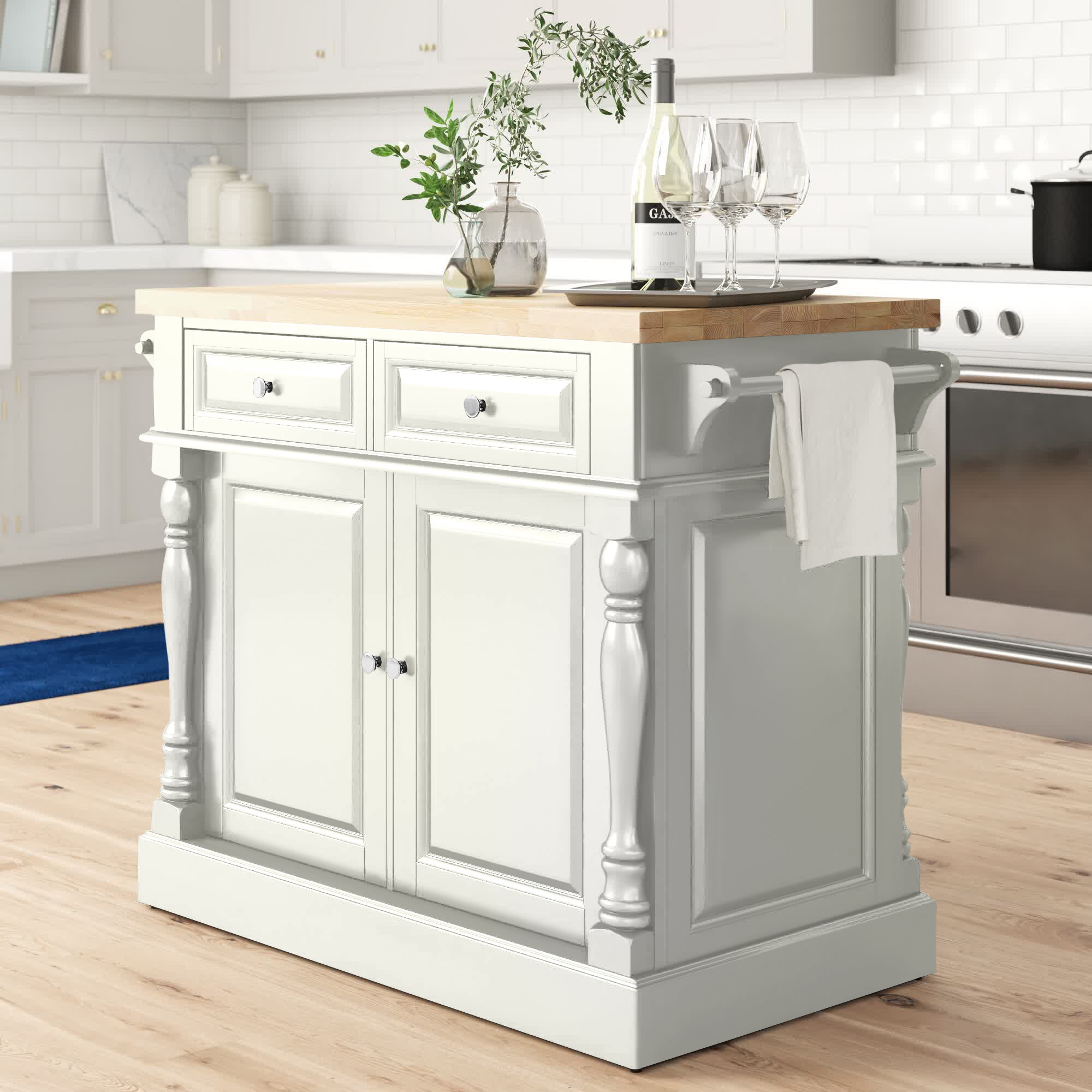 Are Butcher-Block Islands in Style?