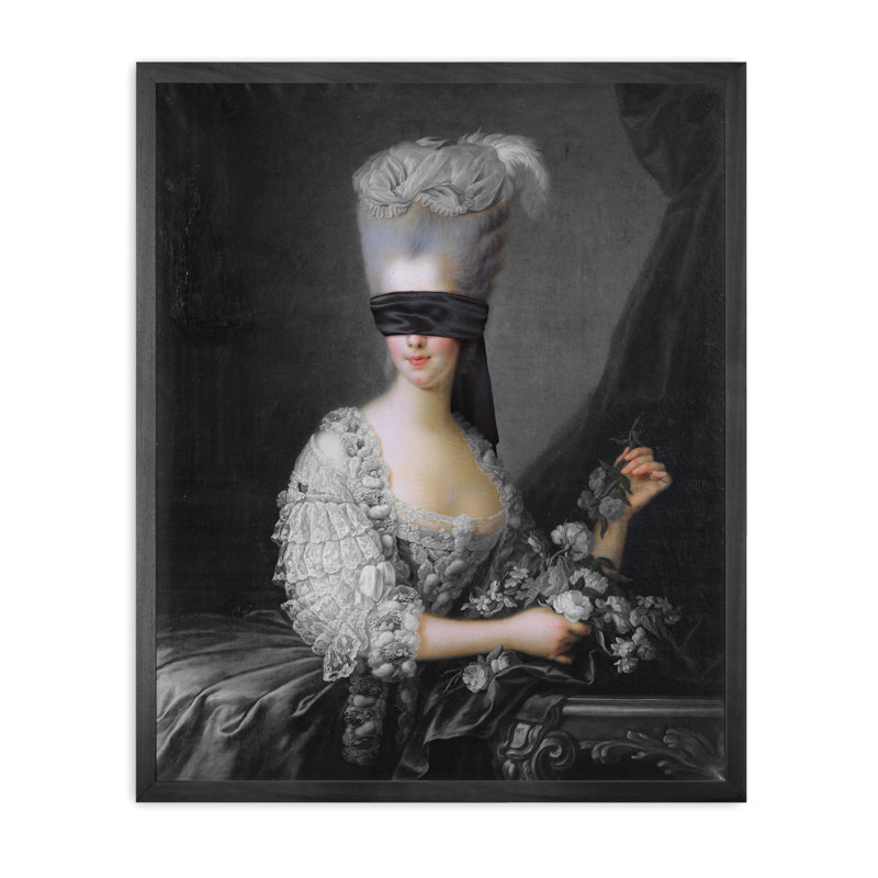 Blindfold 2 - Single Picture Frame Print on Canvas