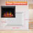Black Electric Fireplace Insert-668684878