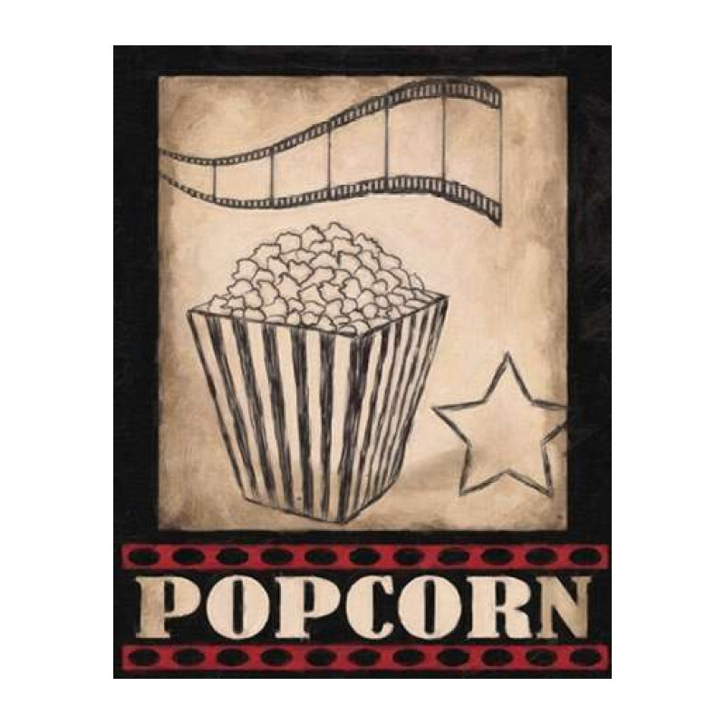 Impression d'affiche VINTAGE popcorn par Taylor Greene (24 x 36)